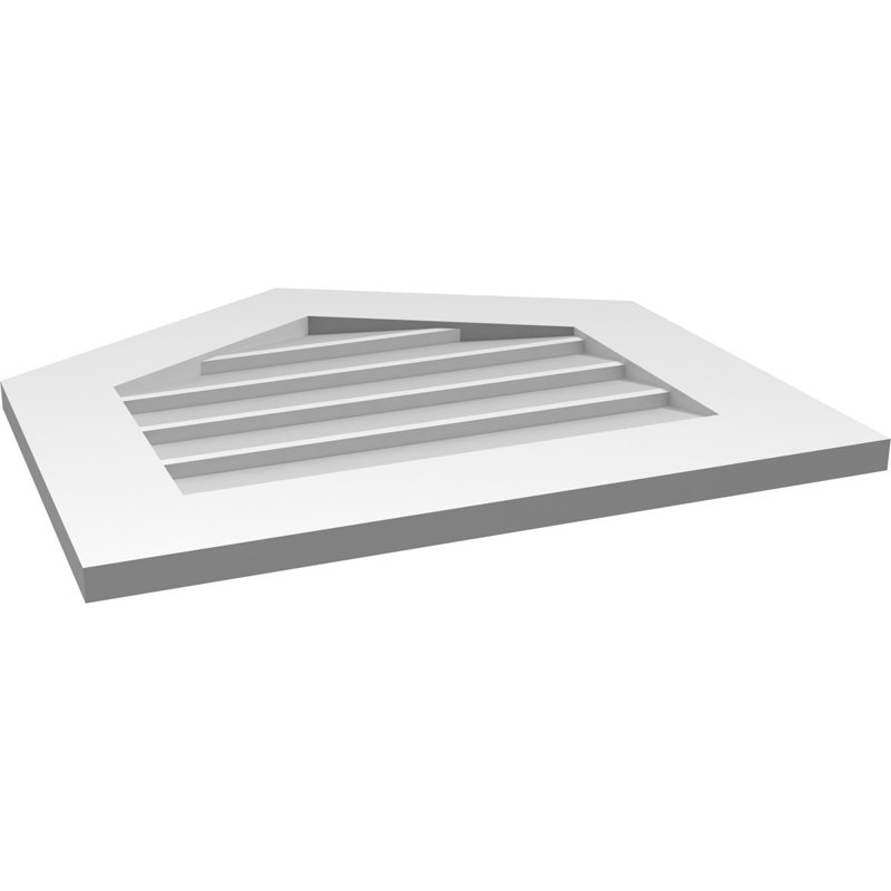 Ventilateur à pignon en uréthane non-fonctionnel Signature, H 22 po x l 24 po x P 1 po
