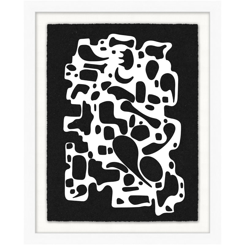 «Retro Inverse 2» par Christopher Kennedy - Shadowbox, peinture sur papier