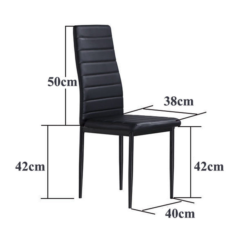 6 - Person Dining Set, 75cm H x 80cm L x 120cm W