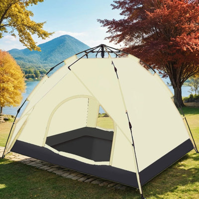 Tente de camping imperméable - spacieuse et portable pour 2 randonneurs et campeurs