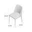 Chaise d'appoint rembourrée Chromium Linen-22556526
