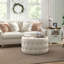 Repose-pieds rond 31,5 po HOMcom (y compris le repose-pieds)