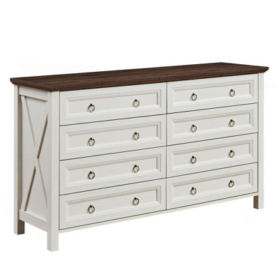 Commodes de ferme 8 tiroirs Farmhouse