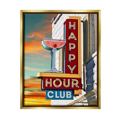 " Happy Hour Club Sign "