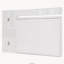 Lit escamotable Queen avec canapé, étagères, port USB et éclairage, blanc-404820829