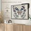 Reproduction sur toile «Butterfly's Kiss I»-101456896