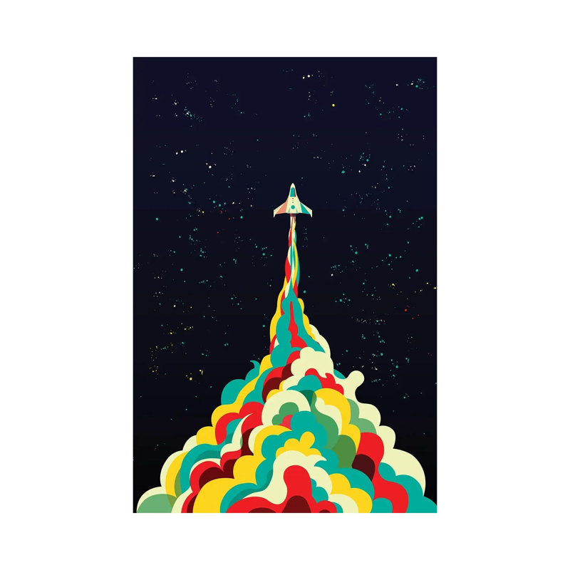 Into the Sky 1 Piece Wrapped Canvas Wall Art, 101.6 cm H x 66.04 cm W x 3.175 cm D