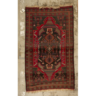 Hand-Knotted High-Quality Red/Ivory Area Rug