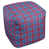 Blue/Navy/Red Polyester Blend