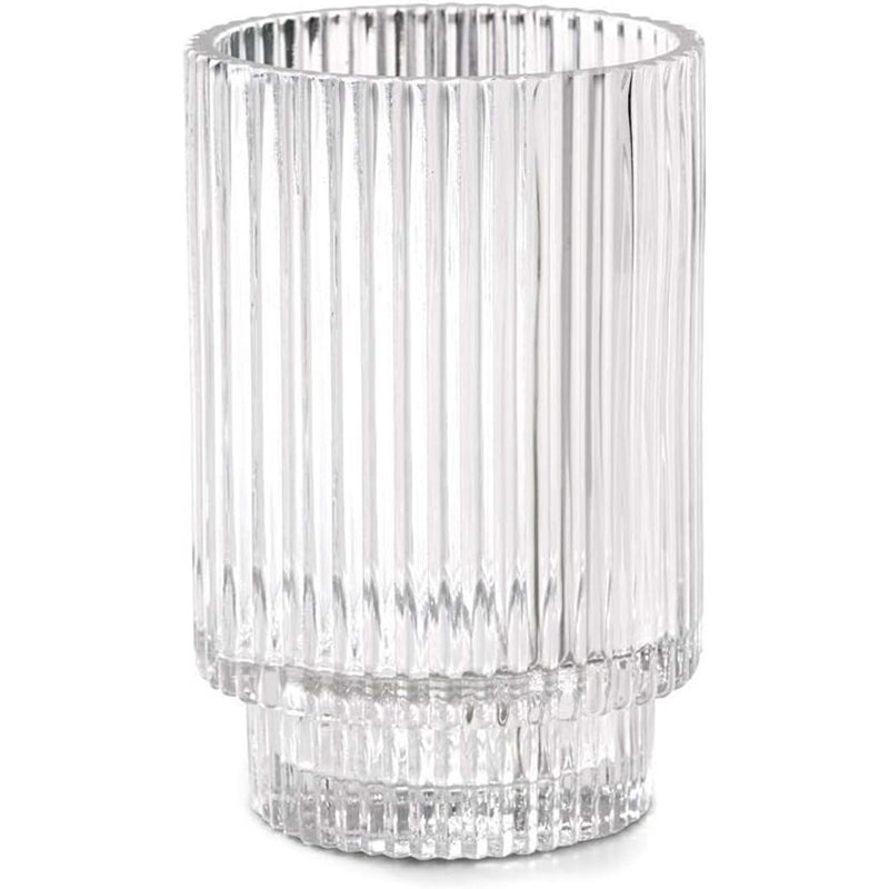 5'' H Glass Wall Votive Holder, Clear