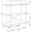 100 cm W Galvanised Steel Bookcase-316661346-316661350