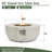 36" Round 50000 BTU Concrete Gas Fire Pit Table-1485158270
