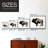 Monochrome Bison II -Framed Print - Restickable