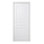 Porte intérieure traditionnelle laminée 3 panneaux en duvet blanc
