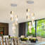 Luminaire suspendu en cristal 3 lumières Glam