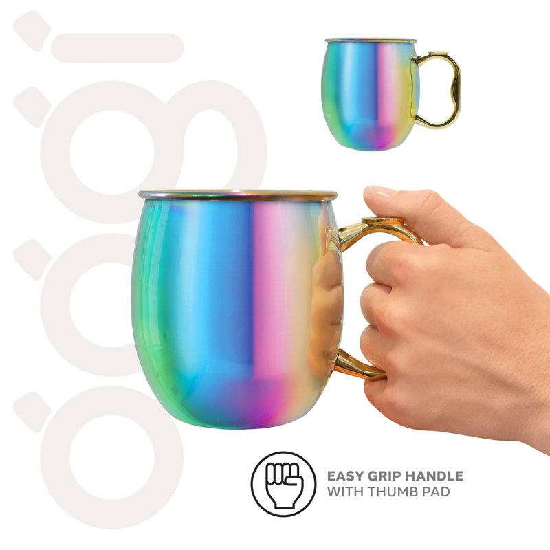 Grande tasse à mule en acier inoxydable 20 oz Oggi Barware Moscow