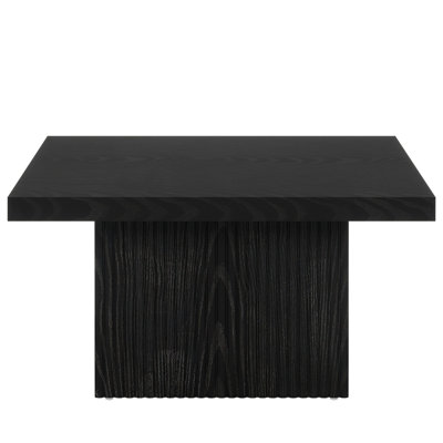Mid-Century Modern Fluted Square Coffee Table
