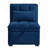 4 in1 Multi-Function Single Sofa Bed with Storage Pockets, Tufted Single Pull-out Sofa Bed with Adjustable Backrest and Pillows , Convertible Chaise Lounge, Navy