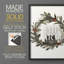 «Christmas Holiday Art» CECLXI, reproduction d'art encadrée - bois massif-1803276005-1803276004