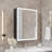 Maximes Recessed/Surface Mount Medicine Cabinet with Mirror, Defogger, Dimmer, Outlets & USBs and Interior Light-1244239023