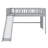 Low Loft Bed With Ladder And Slide-1026571714
