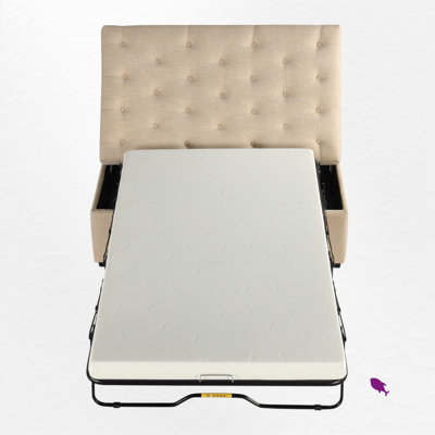 Upholstered Sleeper Sofa Bed Folding Ottoman