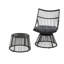Chaise et table d'appoint