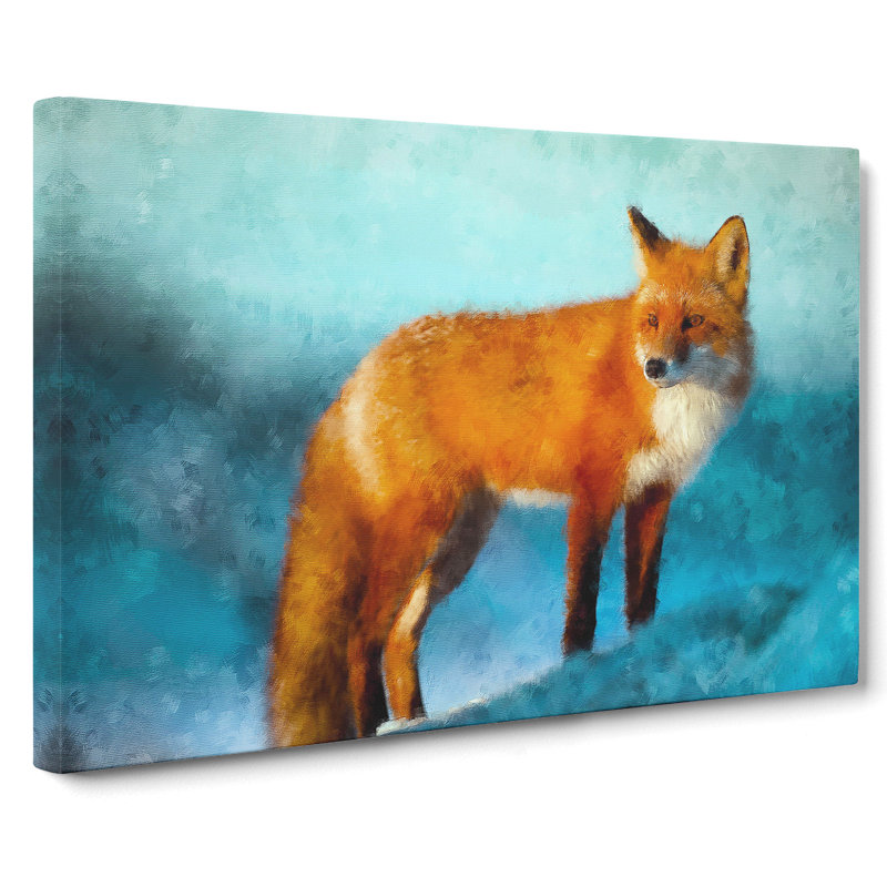 Red Fox Vol.3 - Wrapped Canvas Print, 35cm H x 50cm W x 3cm D