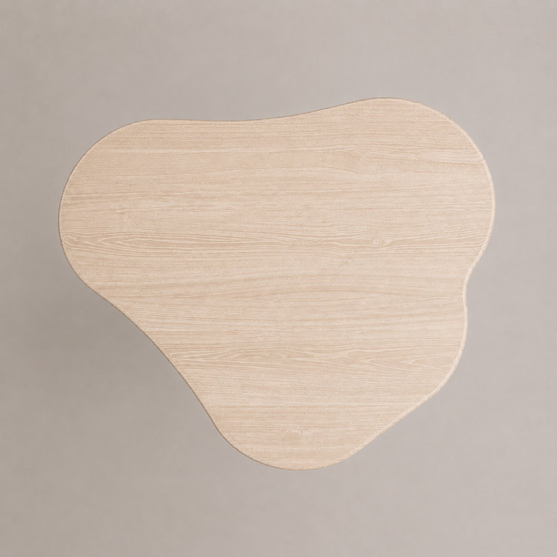 Table basse Rhode, Chêne blanchi