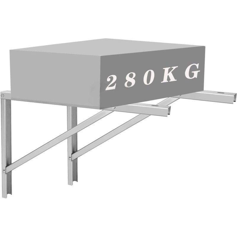 Fixation murale 21 5/8 po x H 16 po jusqu'à 440 lb / 200 kg