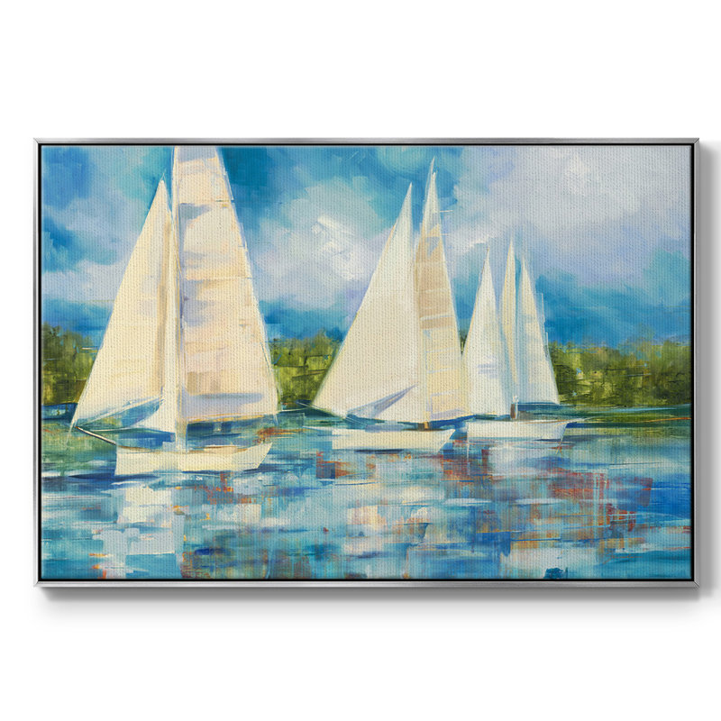 Voile transparente encadrée sur toile, H 27 po x l 41 po x P 2 po, Argent