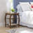 Kystin Solid Wood 2-Shelf End Table With Storage-399040787