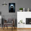 Art mural en verre «Drôle de chat noir» par Momart-2134461424