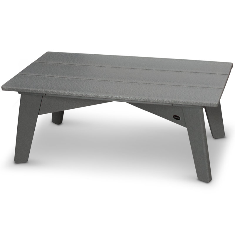 Table basse moderne Riviera, Gris ardoise