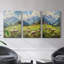 Lanscape Study Series CI - Ensemble de toiles tendues avec châssis Premium - Prêt à être accroché-102400108