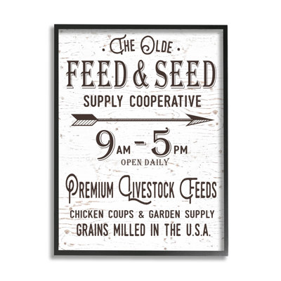 " The Old Feed And Seed Co-Op " by Lettered And Lined