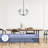 Billet 5-Light Chandelier with Fabric Shades-100090071