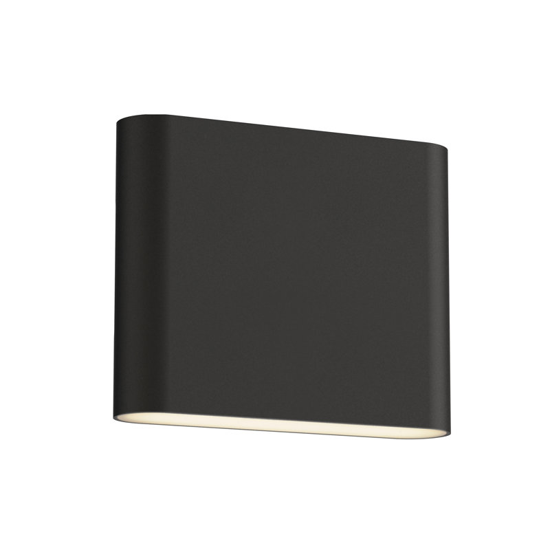 Applique murale Spartan, Noir, H 4,75 po x l 6 po x P 1,5 po