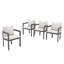 4 chaises de patio en aluminium avec coussins 4 pièces-1155889695