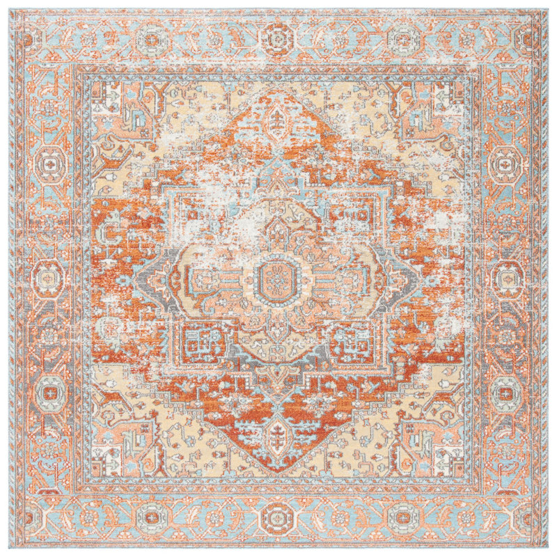 Tapis oriental Haracha Performance, Carré 5 pi 3 po