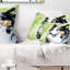 Coussin lombaire en aquarelle animal collie dog