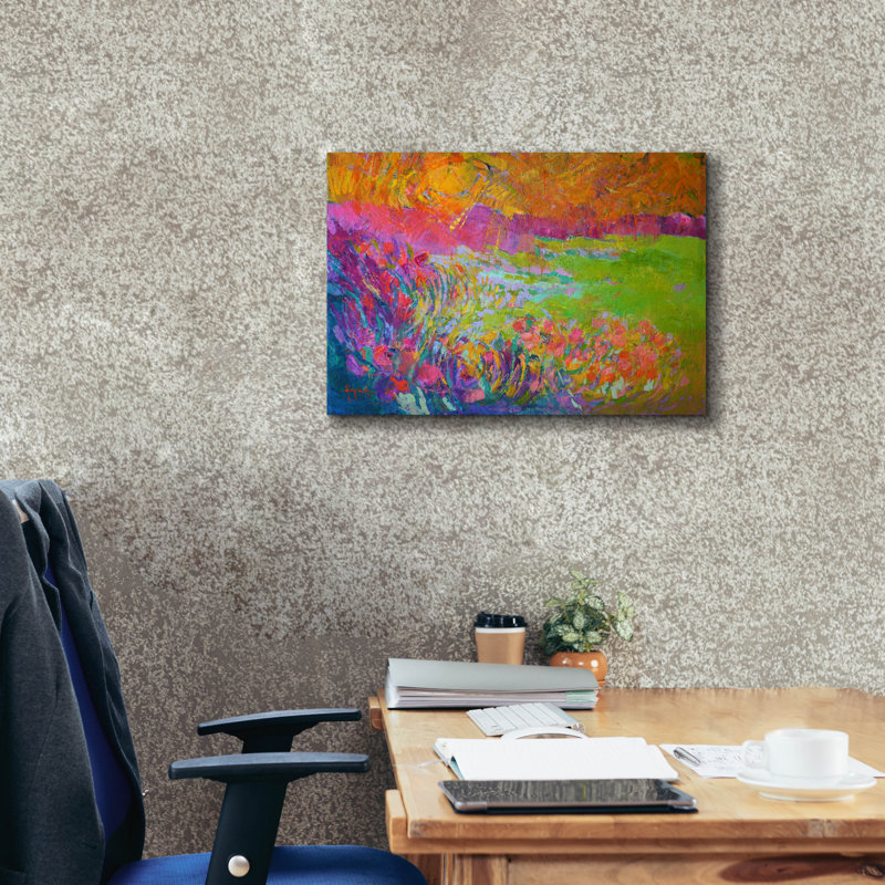 «Meadowlands» par Dorothy Fagan, art mural sur toile, H 20 po x l 24 po