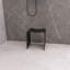 Tabouret de douche HIGEINE en surface solide, tabouret de salle de bain autoportant