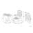 Hilmont 2 Seater Bistro Set with Cushions
