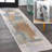 Giavonna Abstract Coastal Watercolor Machine-Washable Cream/Multi Rug-2136142020
