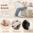 Hygge 39.4" W Beige Upholstered Curved Crescent Storage Bench-698983694