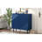 Mirod Modern Minimalist Side Cabinet With Adjustable Shelves ,Stylish Geometric Door Design,Ample Storage Space For Any Home Decor-1041301940