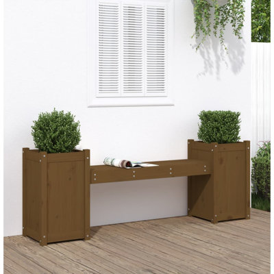 Davie Solid Wood Outdoor Bench