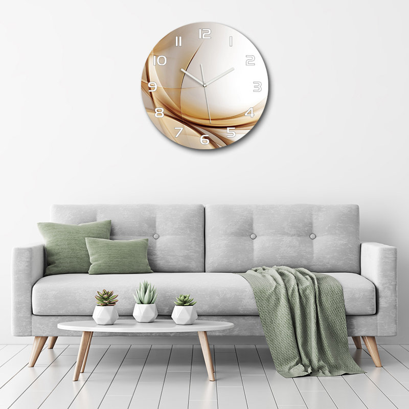 Jesie Glass Wall Clock