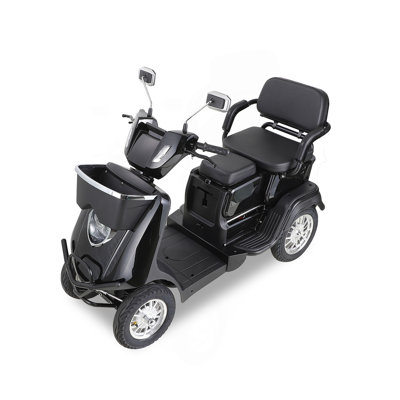 Scooter de mobilité multi-sièges. Conception robuste, stable et confortable pour les voyages